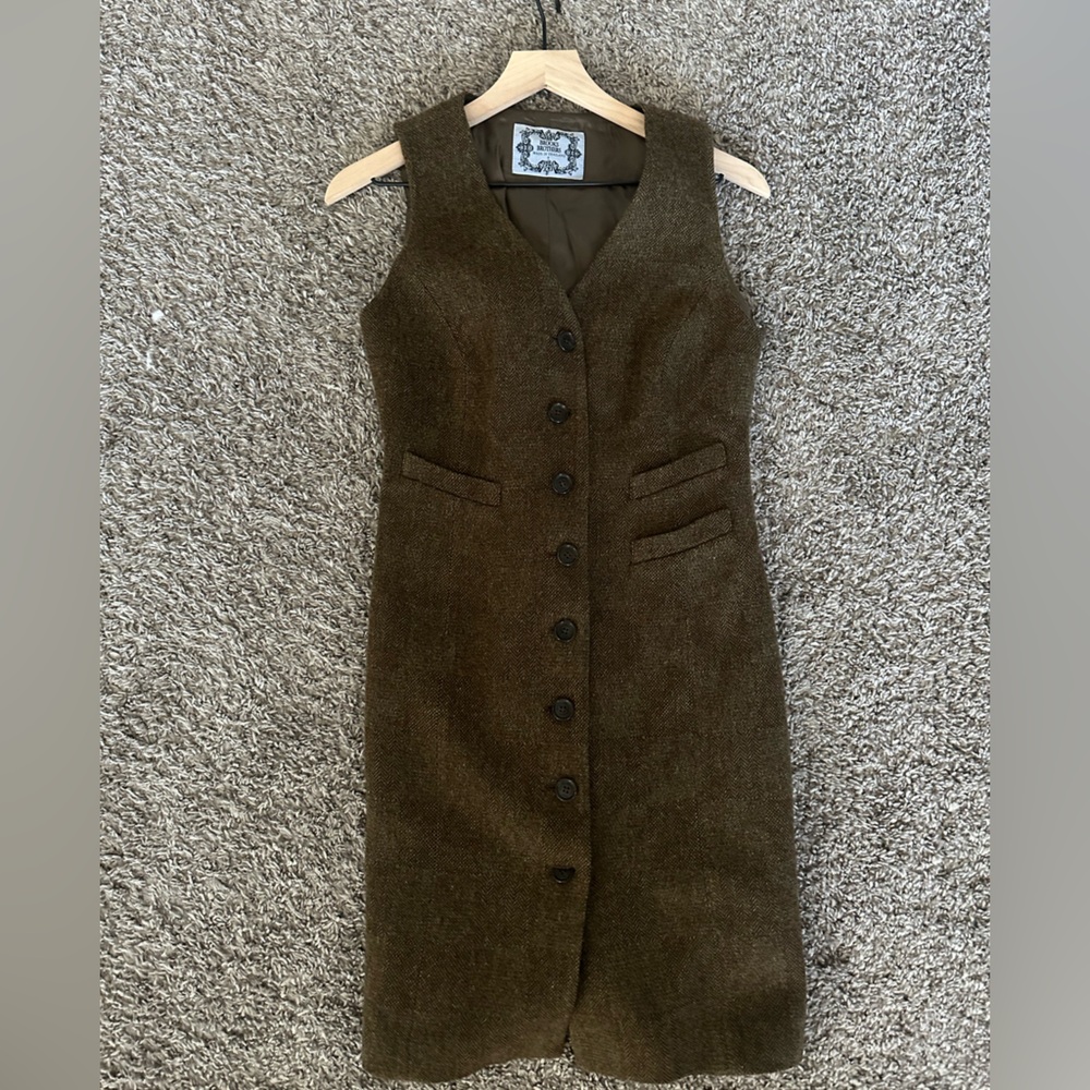 100% Wool Brooks Brothers button down dress